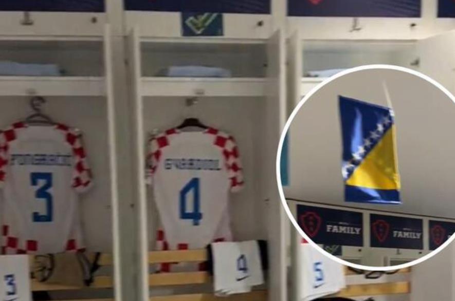 Zastava BiH osvanula u svlačionici Hrvatske pred ključnu utakmicu, evo zbog čega